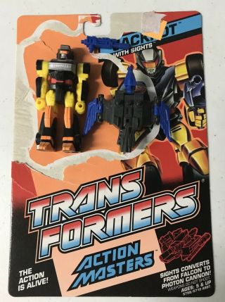 Transformers G1 Action Masters Jackpot With Sights 100 Complete