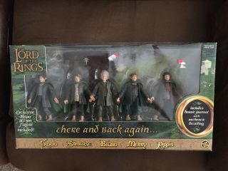 2003 Toy Biz Lord Of The Rings There And Back Again Hobbits Action Figures