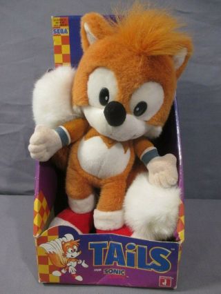 Sonic The Hedgehog Tails 14 " Plush Stuffed Animal C&h Toy Caltoy 1993 Sega