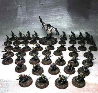 Games Workshop Lord Of The Rings 48 Moria Goblin And 1 Cave Troll Pro - Painted