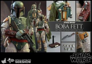 Hot Toys Mms 312 Boba Fett Star Wars Return Of The Jedi Episode Vi 1/6 Scale