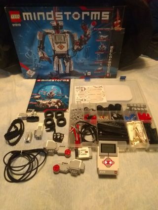 Lego Mindstorms Ev3 31313 Robot Kit With Remote Complete All Parts & Box Stem