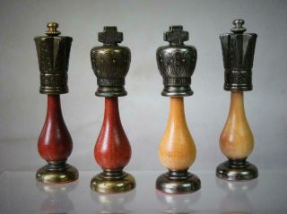 VINTAGE ITALIAN CHESS SET WOOD AND METAL Q 103 mm AND CHESS BOARD 7