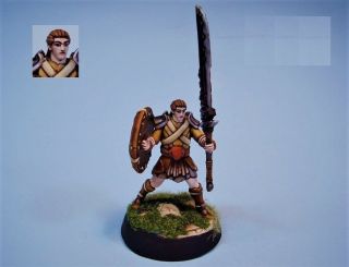 Kingdom Death Painted Miniature Resin Male Warrior