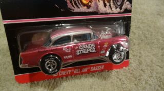 THE Hot Wheels RLC CANDY STRIPER Pink 55 Chevy Bel Air Gasser 908/4000 2
