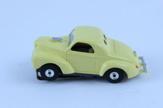 Fantastic Aurora T - Jet Yellow Willys Gasser Ho Scale Slot Car