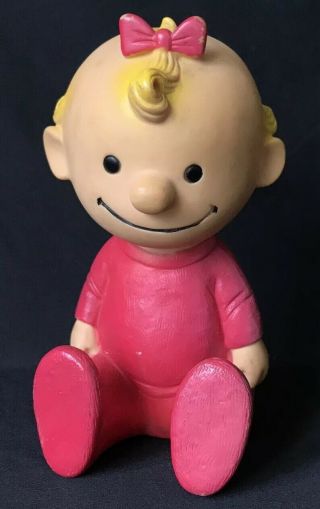 “peanuts - Baby Sally Brown”,  Rubber Toy,  1950’s United Features Syndicate