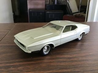 Old Mach 1 Mustang Promo Car In Pewter Color 1971