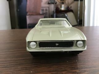 Old Mach 1 Mustang Promo Car In Pewter Color 1971 8