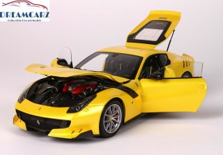 Bbr 1/18 Ferrari F12 Tdf Bbr182100 - Giallo Tristrato - Diecast