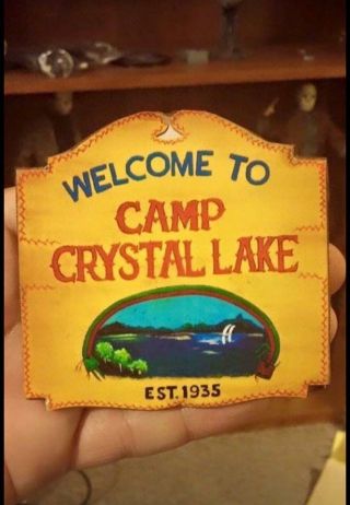 Custom 1/6 Scale Camp Crystal Lake Sign Friday The 13th Jason Voorhees