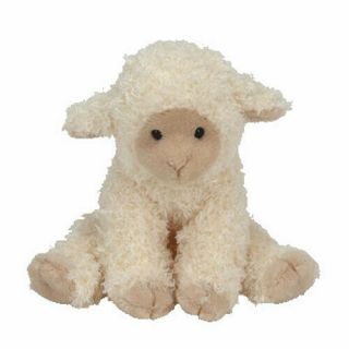 Ty Basket Beanie Baby - Meekins The Lamb (3.  5 Inch) - Mwmts Easter Stuffed Toy