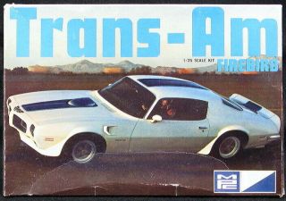 1/25 Mpc Models Firebird Trans - Am Sports Car