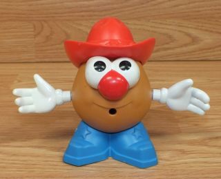 Hasbro 1995 Mini Mr.  Potato Head With Cowboy Hat And Boots Read
