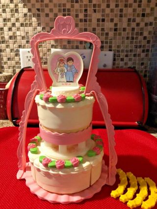 Pre Owned Fisher Price Create A Cake Wedding And Birthday Miss 1 Candle