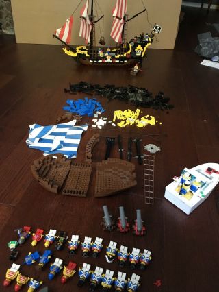Lego Black Seas Barracuda 6285 Pirate Ship 6274 Caribbean Clipper Parts Plus Ext