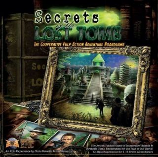 Secrets Of The Lost Tomb (board Game,  First Edition) Complete Kickstarter