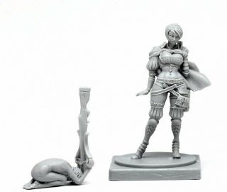 30mm Resin Kingdom Death Pinup Great Game Hunter Unpainted Only Figure Wh067