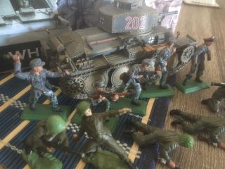 king and country german Tank.  11 Plastic Soldiers 4