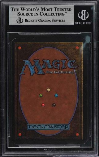 1993 Magic The Gathering MTG Alpha Thoughtlace R B BGS 9 (PWCC) 2