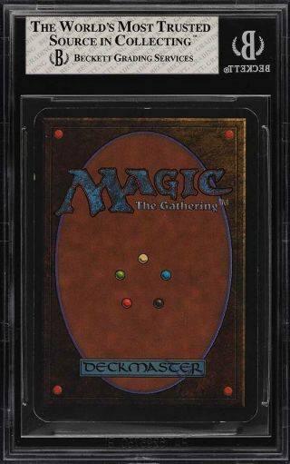 1993 Magic The Gathering MTG Alpha Stasis R B BGS 7 NRMT (PWCC) 2