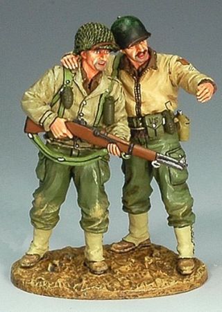 King & Country D Day Dd096 U.  S.  Army Big Red 1 Over There Mib