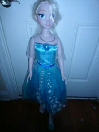 Elsa Frozen 38” My Size Doll Disney Princess Lifesize 3 Ft Tall Jacks Pacific
