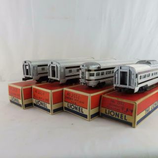 Lionel 2373 Post - War Canadian Pacific F3 AA Diesels 4 Passenger Cars 2551 2552 6