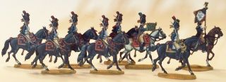 30mm Flat Zinnfiguren Age Of Napoleon French Mounted Guard Grenadiers