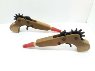 2 Wooden Repeater Rubber Band Toy Guns Rubber Bands Not Picker Find