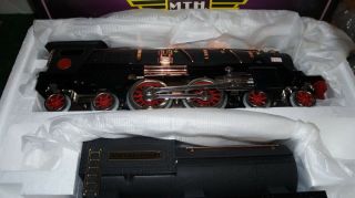 - Mth Tinplate Crackle Black 400e Steam Engine 10 - 1113 - 1.  With Proto Sound