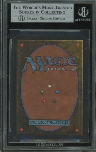 BGS 9.  0 - Alpha 9 - Scrubland - Magic the Gathering MTG 1993 2