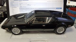 1:18 Kyosho Car Model De Tomaso Pantera L 1972 Black 08851bk