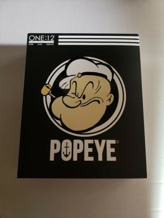 Authentic Mezco Toyz Popeye One:12 Collective The Sailor Man 1/12 Action Figure