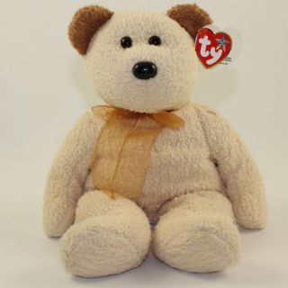 Ty Beanie Buddy - Huggy The Bear (w/ Extra American Red Cross Tag) Mwmts