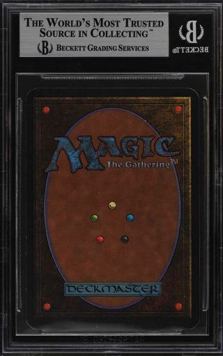 1993 Magic The Gathering MTG Alpha Gauntlet Of Might R A BGS 9 (PWCC) 2