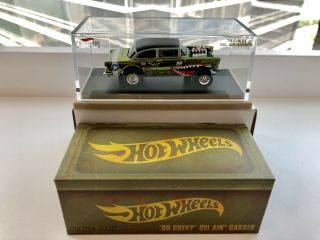 2019 Hot Wheels RLC ‘55 Chevy Bel Air Gasser WWII - LOW NUMBER 197 / 12000 6