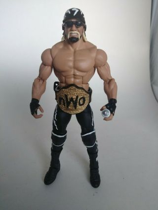 Wwe Custom Made Elite Hollywood Hogan,  Hulk Hogan Nwo Belt Spray