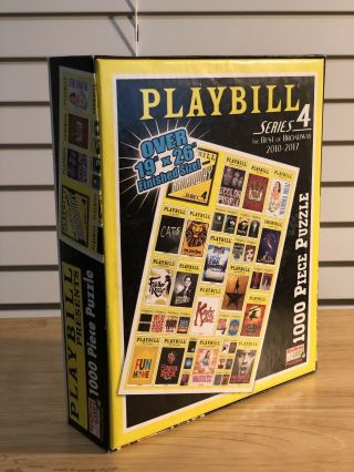 1000 Piece Puzzle Playbill Broadway Cover Puzzle Broadway Plays