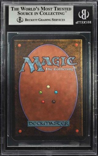 1993 Magic The Gathering MTG Alpha Bad Moon R K BGS 8.  5 NM - MT,  (PWCC) 2