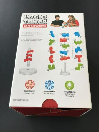 LOGIQ TOWER GAME Brain Child LOGIC PUZZLE Problem Solving by Great Circle 3