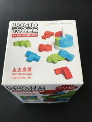 LOGIQ TOWER GAME Brain Child LOGIC PUZZLE Problem Solving by Great Circle 4