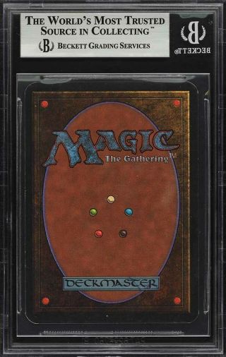 1993 Magic The Gathering MTG Alpha Ankh Of Mishra R A BGS 8.  5 NM - MT,  (PWCC) 2