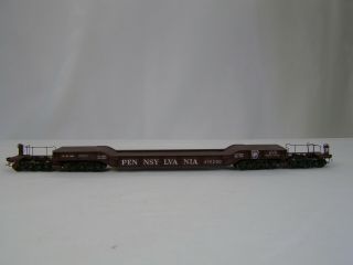 Rail Classics HO Scale brass Pennsylvania PPR F 40 flat car w/MESTA Load 5