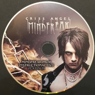 Criss Angel Mindfreak - Mindfreak Prop Instructional Platinum Dvd Disc Only