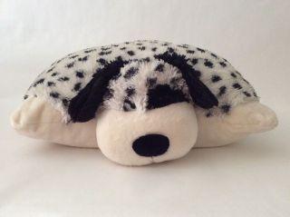 Pillow Pets White Black Dalmation Puppy Dog 18 " Large Plush