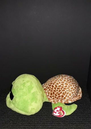 Ty Beanie Boos Buddies Zippy Green Turtle Large Plush