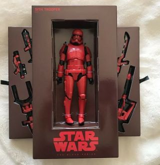Sdcc 2019 Hasbro Exclusive Star Wars Black Series Red Sith Trooper