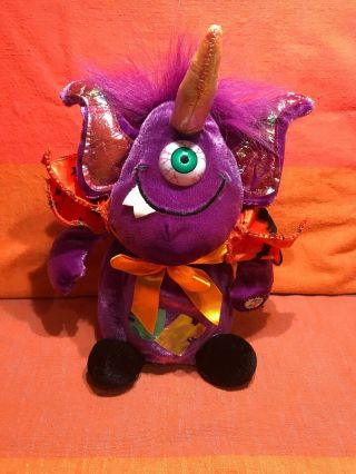 One Eyed Horned Rolling Musical Purple People Eater Dandee 9 " Monster Vintage