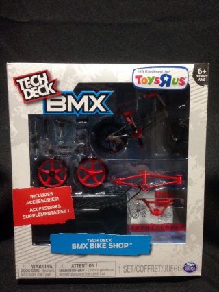 Tech Deck Bmx Bike Shop With Accessories Wethepeople Bikes Silver Red Toys R Us